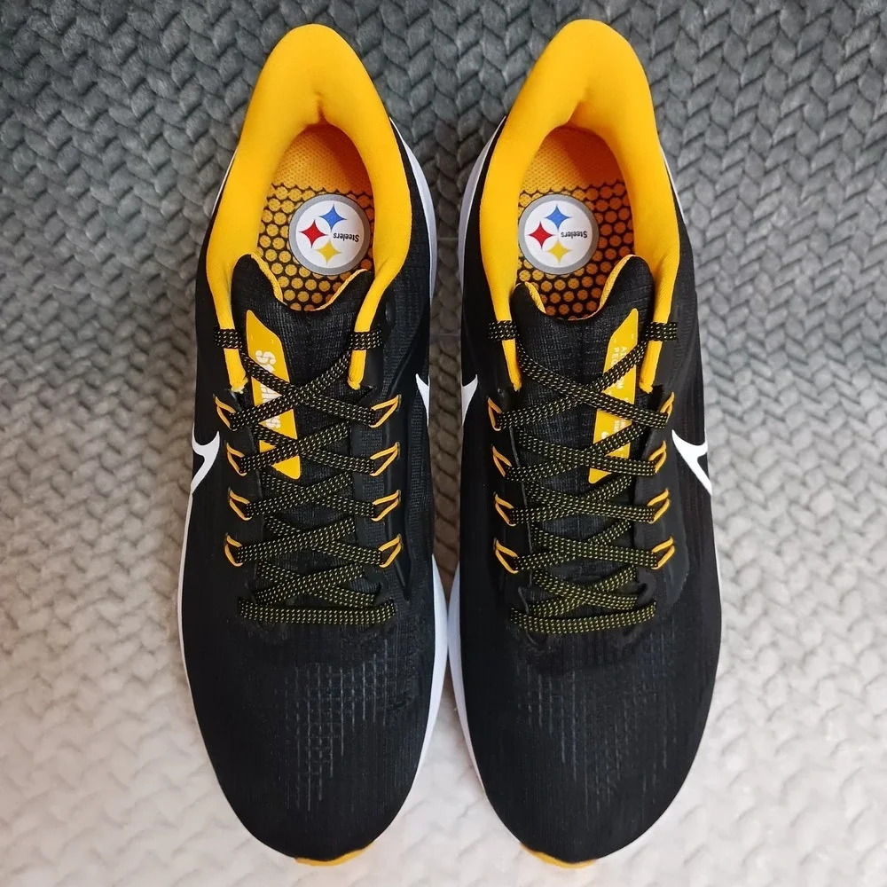 Nike Air Zoom Pegasus 39 Pittsburgh Steelers Men's Walking Running Shoes Size 12